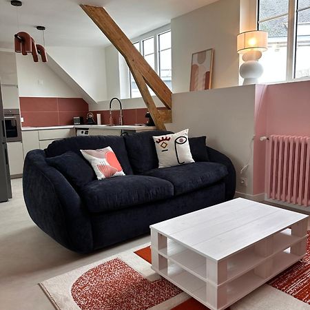 קונקרנו Grand Appartement Ultra Moderne Plein Centre, Plage A Pieds, Avec Parking מראה חיצוני תמונה