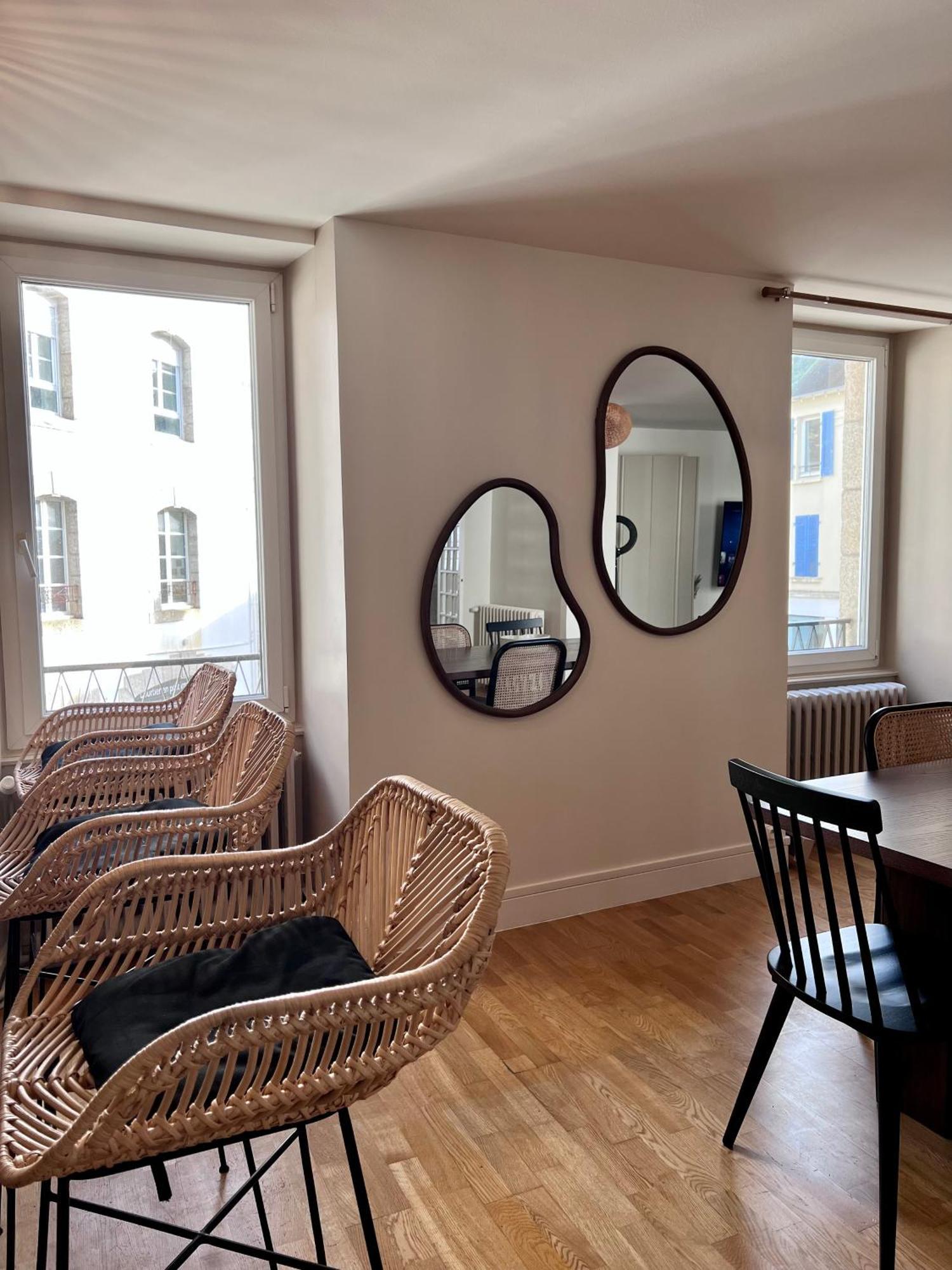 קונקרנו Grand Appartement Ultra Moderne Plein Centre, Plage A Pieds, Avec Parking מראה חיצוני תמונה