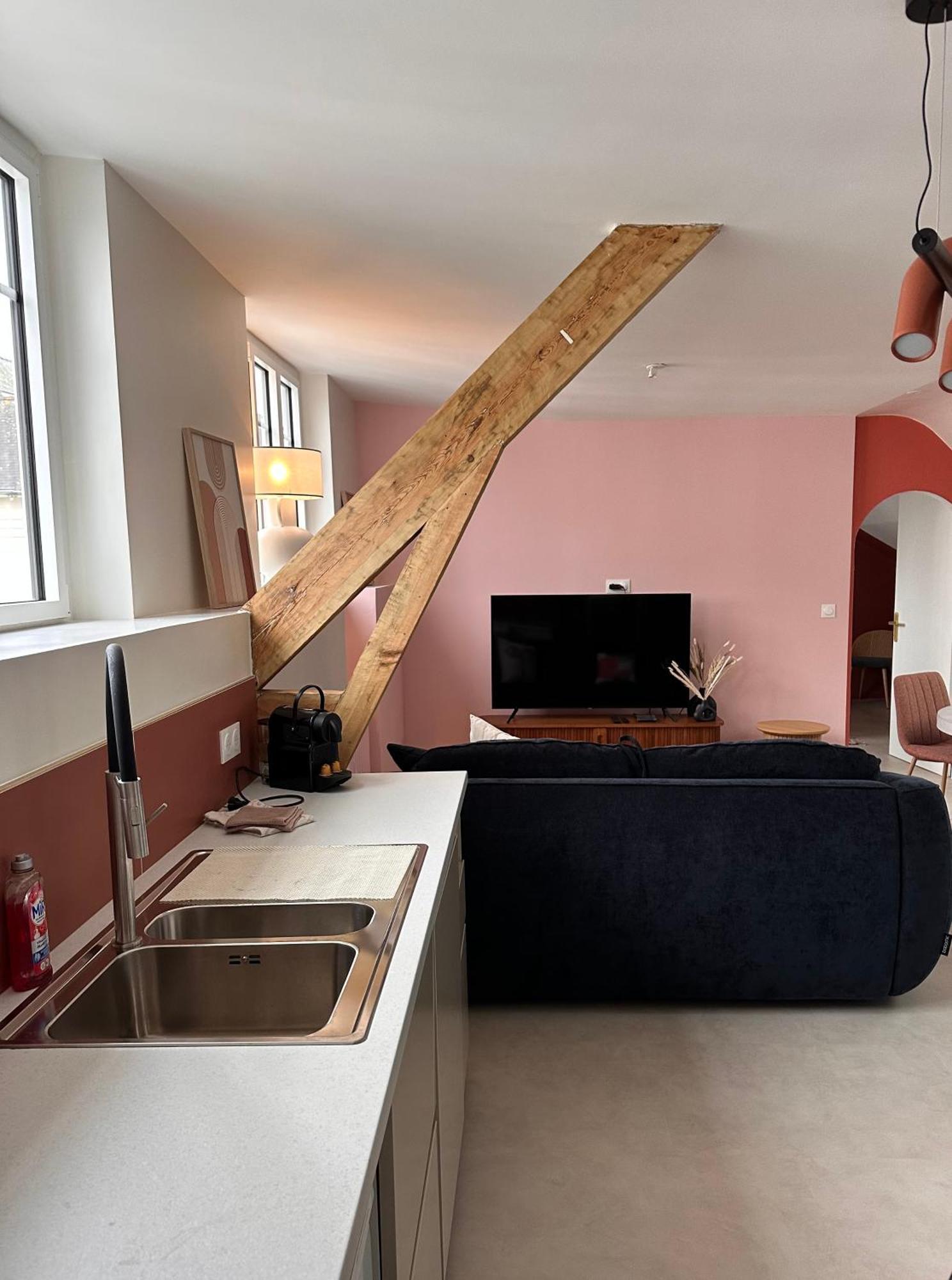 קונקרנו Grand Appartement Ultra Moderne Plein Centre, Plage A Pieds, Avec Parking מראה חיצוני תמונה